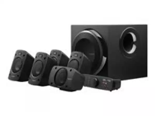LOGITECH Z906 THX Surround Sound 5.1 Speakers - BLACK - 3.5 MM