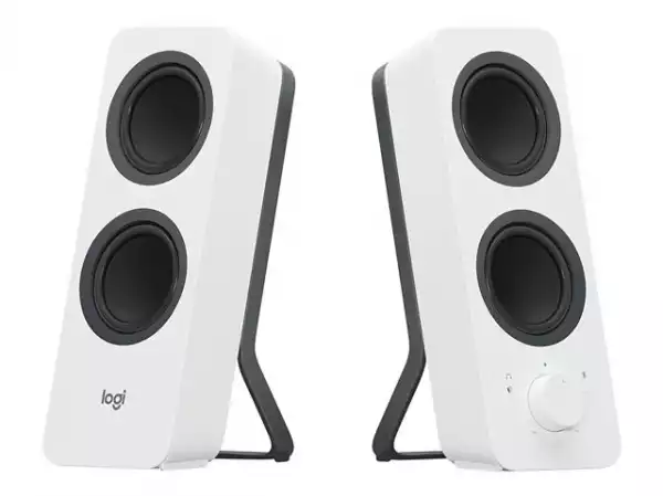 LOGITECH Z207 Speakers for PC 2.0-channel wireless Bluetooth 5 Watt Total white