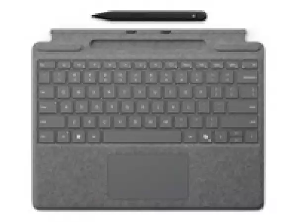 MICROSOFT Surface Pro 10/11 Typecover with Slim Pen COMM Platin English International