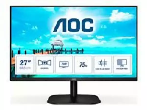 Монитор AOC 27B2DM 27inch VA FHD 75Hz 250 cd/m2 4ms D-SUB DVI HDMI