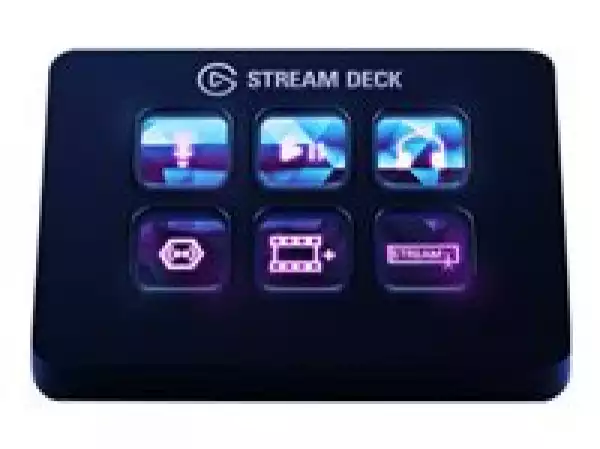 Corsair Elgato Stream Deck Mini, 6 fully customizable LCD keys at your fingertips. All poised to trigger unlimited actions upon a single tap