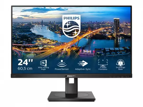 Монитор PHILIPS 242B1/00 23.8inch LCD with PowerSensor IPS technology 16:9 1920x1080 250 cd/m2 4ms DVI-D Headphone out Монитор PHILIPS 242B1/00 23.8inch LCD with PowerSensor IPS technology 16:9 1920x1080 250 cd/m2 4ms DVI-D Headphone out