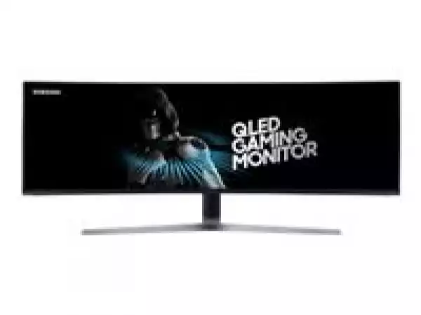 Монитор SAMSUNG C49HG90DMU 49inch 32:9 Curved 1800R 3840x1080 VA QLED HDR 1ms MPRT 144Hz HDMIx2 DP Dual hinge height adj stand VESA