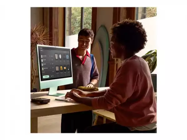 Настолен Компютър APPLE 24inch iMac with Retina 4.5K display: M4 chip with 10-core CPU and 10-core GPU 16GB 256GB SSD Blue