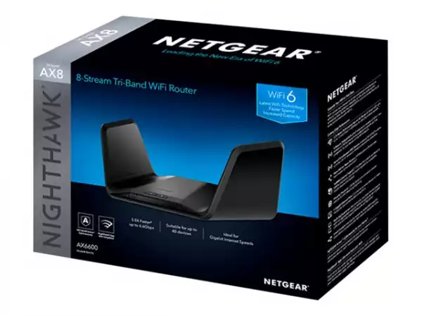 NETGEAR 5PT Tri-Band 8-Stream Ax6600 Router NETGEAR 5PT Tri-Band 8-Stream Ax6600 Router