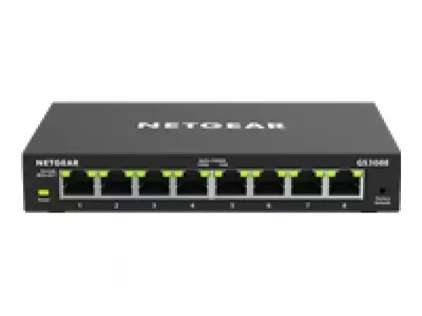 NETGEAR 8-Port Gigabit Ethernet Smart Managed Plus Switch for SMB Metal Case Desktop Fanless