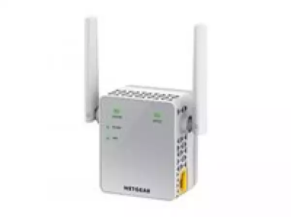 NETGEAR AC750 WLAN Range Extender RJ-45 C33/s On/Off Switch white/silver external antenna