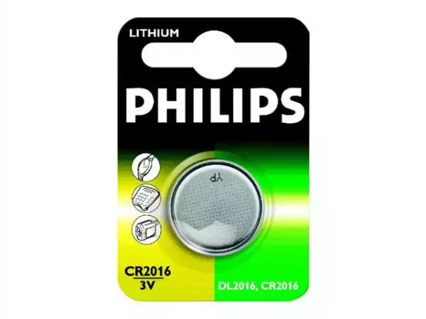 PHILIPS battery CR2016 3V PHILIPS battery CR2016 3V