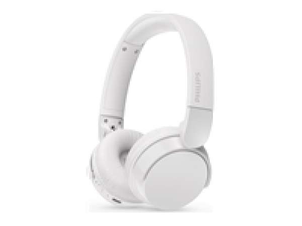 PHILIPS Wireless On Ear Headphone with mic 32mm drivers/closed-back white