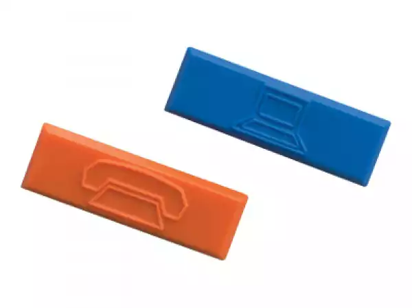 Plastic icon with PHONE image for Mini-Jack™, Mini-Com™ & NetKey™ Modules, Surfa