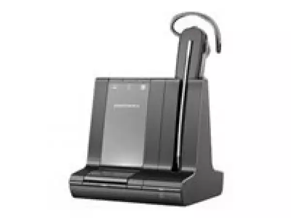 POLY SAVI 8240 Office S8240-M CDM Computer & Desk Phone & Mobile Microsoft Certified USB-A Convertible DECT Headset EMEA