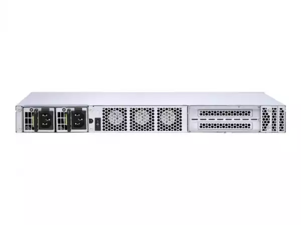 QNAP QuCPE-7012-D2166NT-64G Intel Xeon D-2166NT 8x2.5GbE RJ45 ports and 4x 10GbE SFP+ ports 1x network module 1x PCIe Gen3 x8