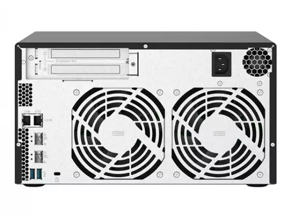 QNAP TS-832PX-4G 8-bay NAS server AL324 1.7GHz Quad Core 4GB DDR4 SODIMM Max. 16GB 2x10GbE SFP+ LAN + 2x2.5GbE