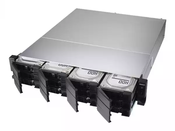 QNAP TS-h1283XU-RP-E2136-128G 12-bay Intel Xeon E-2136 6 cores/12 threads 3.3GHz boost up to 4.5GHz 32GB UDIMM DDR4 ECC 2x16GB QNAP TS-h1283XU-RP-E2136-128G 12-bay Intel Xeon E-2136 6 cores/12 threads 3.3GHz boost up to 4.5GHz 32GB UDIMM DDR4 ECC 2x16GB