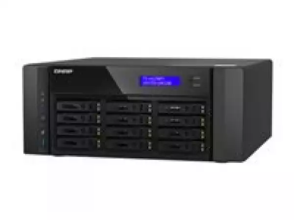 QNAP TS-h1290FX-7302P-128G 12 Bay U.2 NVMe PCIe Gen4 x4 all-flash desktop NAS AMD EPYC 16-core 7302P 128GB RDIMM ECC DDR4