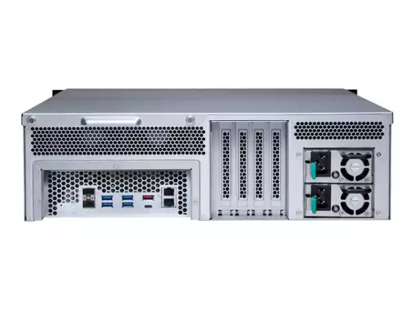 QNAP TS-h1677XU-RP-3700X-32G 16-bay QuTS hero NAS AMD Ryzen 7 3700X 8c 3.6GHz 32GB RAM 2xGbE 2x10GbE USB QNAP TS-h1677XU-RP-3700X-32G 16-bay QuTS hero NAS AMD Ryzen 7 3700X 8c 3.6GHz 32GB RAM 2xGbE 2x10GbE USB