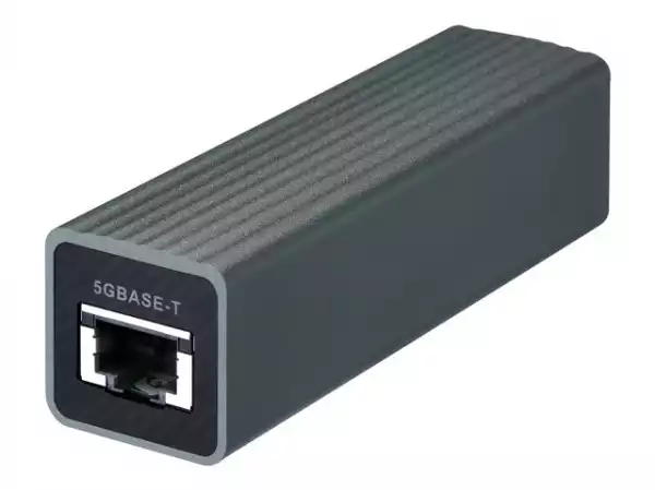 QNAP USB 3.0 to single port RJ45 5GbE/2.5GbE/1GbE/100MbE adapter bus powered USB type-c 20cm USB-C to USB-A cable
