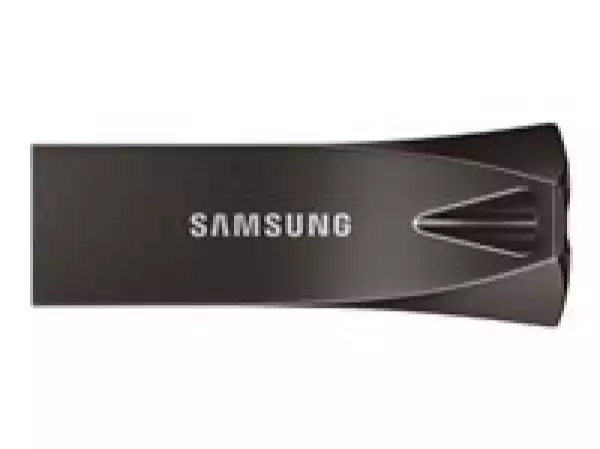 SAMSUNG BAR Plus USB flash drive Type-A 64GB 300 MB/s read 110 MB/s write resistant USB 3.1 Titan Gray with key ring