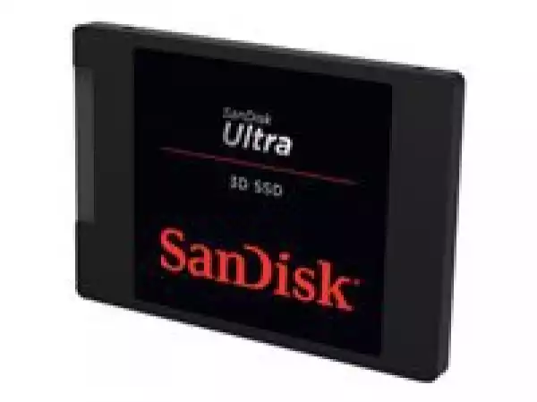 SANDISK Ultra 3D 500GB SSD, 2.5'' 7mm, SATA 6Gb/s, Read/Write: 560 / 530 MB/s, Random Read/Write IOPS 95K/84K
