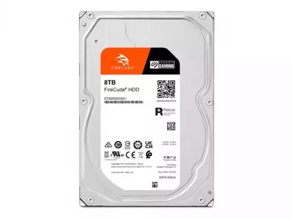 SEAGATE FireCuda Gaming HDD 8TB HDD SATA 6Gb/s 7200RPM 256MB cache 3.5inch SEAGATE FireCuda Gaming HDD 8TB HDD SATA 6Gb/s 7200RPM 256MB cache 3.5inch