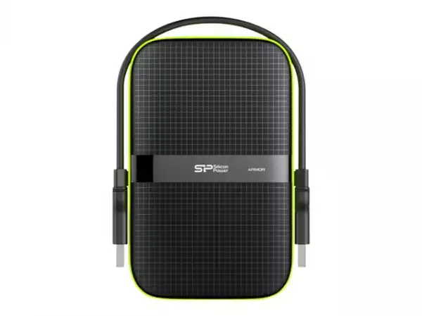 SILICON POWER External HDD Armor A60 2.5inch 2TB USB 3.0 IPX4 Black