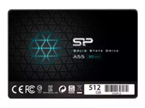 Silicon Power Ace - A55 512GB SSD SATAIII (3D NAND) 3D NAND, SLC Cache, 7mm 2.5'' Blue - Max 560/530 MB/s - Full Capacity