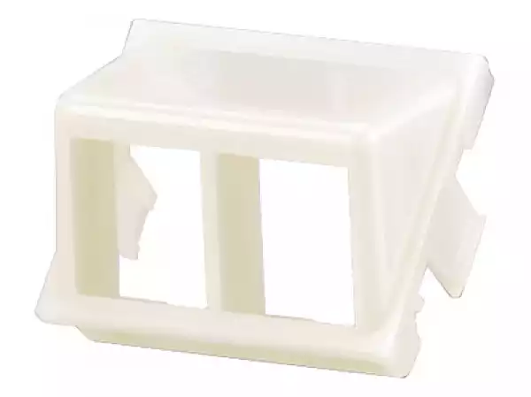 Sloped insert. for two NetKey™ modules. Sloped insert. for two NetKey™ modules.