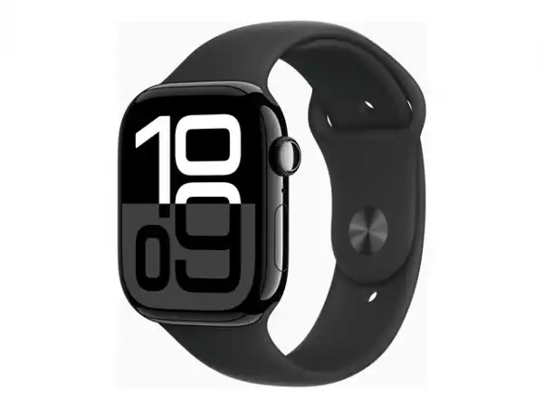 Смартчасовник APPLE Watch S10 Cellular 46mm Jet Black Alu Case with Black Sport Band SM