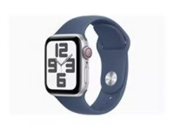 Смартчасовник APPLE Watch SE2 v3 Cellular 40mm Silver Alu Case with Denim Sport Band SM