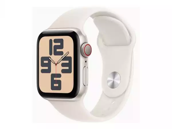 Смартчасовник APPLE Watch SE2 v3 Cellular 40mm Starlight Alu Case with Starlight Sport Band ML