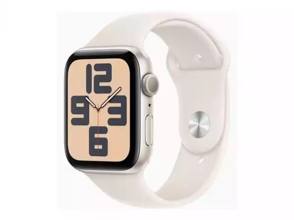 Смартчасовник APPLE Watch SE2 v3 GPS 44mm Starlight Alu Case with Starlight Sport Band SM