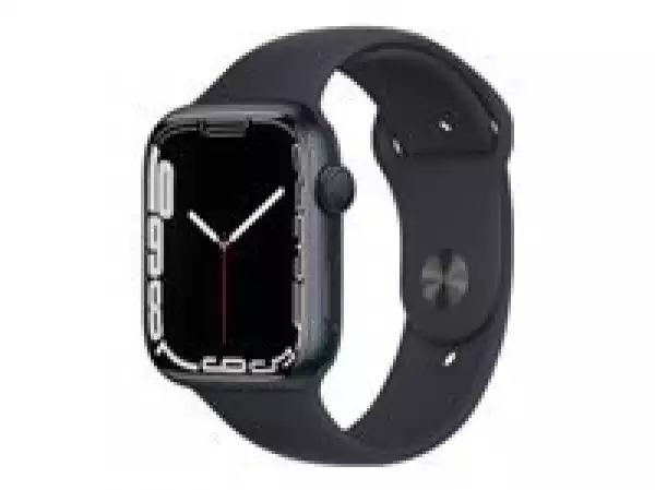 Смартчасовник APPLE Watch S7 45mm Midnight Aluminium Case with Midnight Sport Band Regular