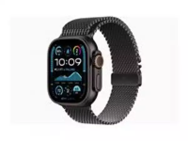Смартчасовник APPLE Watch Ultra2 v2 Cellular 49mm Black Titanium Case with Black Titanium Milanese Loop S