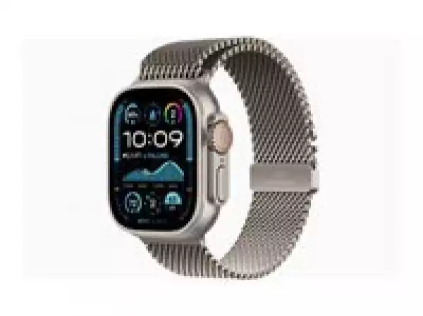 Смартчасовник APPLE Watch Ultra2 v2 Cellular 49mm Natural Titanium Case with Natural Titanium Milanese Loop S