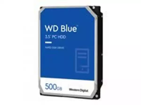 WD Blue 500GB SATA 6Gb/s HDD internal 3.5inch serial ATA 32MB cache 7200RPM RoHS compliant Bulk