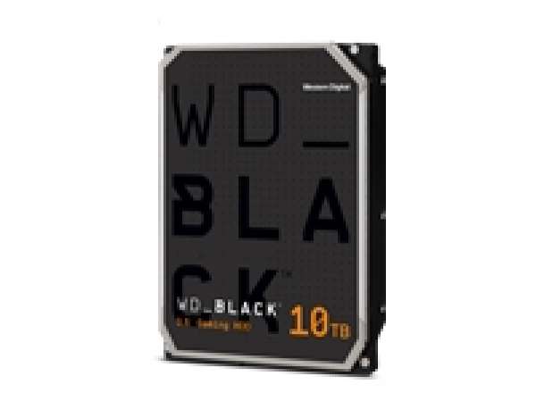 WD Desktop Black 10TB HDD 7200rpm 6Gb/s serial ATA sATA 512MB cache 3.5inch intern RoHS compliant Bulk