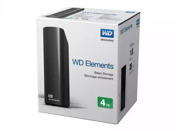 WD Elements 4TB HDD USB3.0 3.5inch RTL extern RoHS compliant black