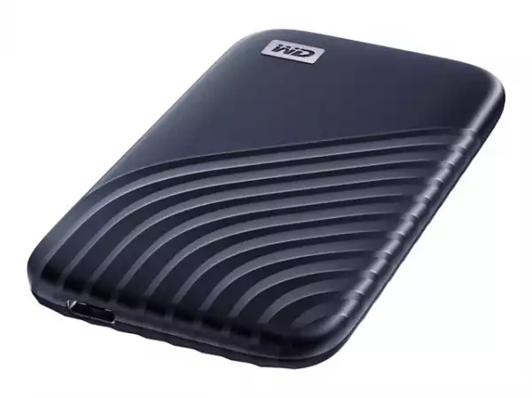 WD 2TB My Passport SSD - Portable SSD, up to 1050MB/s Read and 1000MB/s Write Speeds, USB 3.2 Gen 2 - Midnight Blue