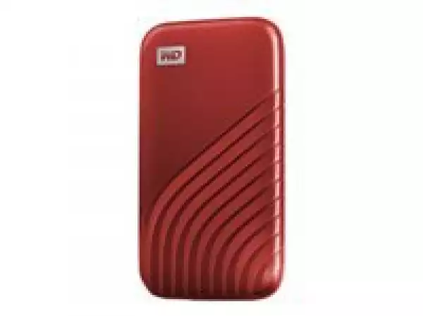 WD 2TB My Passport SSD - Portable SSD, up to 1050MB/s Read and 1000MB/s Write Speeds, USB 3.2 Gen 2 - Red