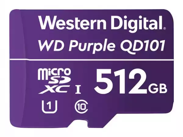 WD Purple 512GB Surveillance microSD XC Class - 10 UHS 1 WD Purple 512GB Surveillance microSD XC Class - 10 UHS 1
