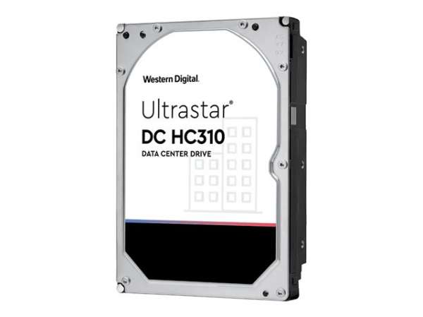WESTERN DIGITAL Ultrastar DC HC310 3.5inch 26.1MM 6000GB 256MB 7200RPM SAS ULTRA 4KN SE P3