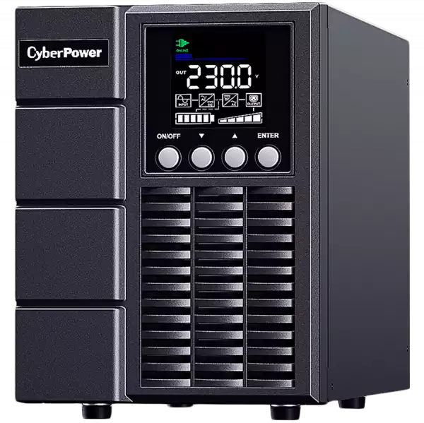 CyberPower Online tower UPS 1000VA/900W, Sine Wave Output ( Active PFC), 1х C13/2x Schuko, Output 200~240V Programmable; OLS1000EA