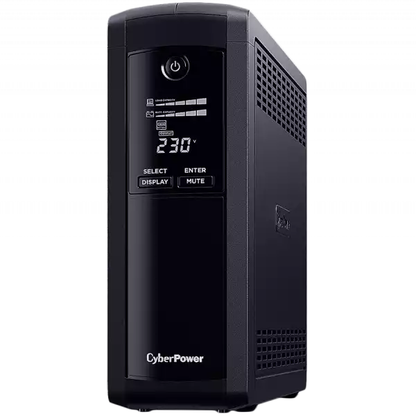 CyberPower UPS  AVR 1600VA/960W ,Line-Interactive, LCD display, 8x IEC C13, Runtime at 480W ( min ):11, Surge and Spike protection; VP1600EILCD