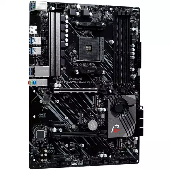 AM4 Ryzen 2000/3000DDR4 4600+ (OC)2 PCIe 4.0 x16, 2 PCIe 4.0 x1, 1 M.2 (Key E) For WiFiAMD Quad CrossFireX and CrossFireXHDMI
