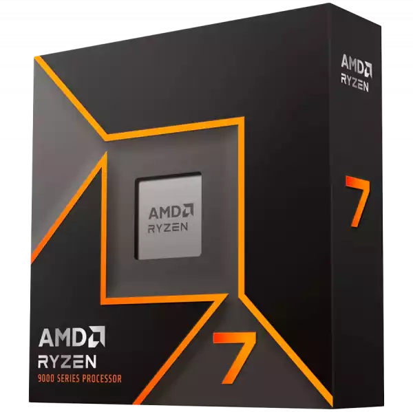 AMD CPU Desktop Ryzen 7 8C/16T 7700 (5.3GHz Max, 40MB,65W,AM5) box, with Radeon Graphics and Wraith Stealth Cooler