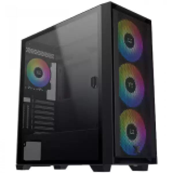 Xigmatek Anubis Pro 4FX EN40788, E-ATX/ATX/M-ATX/MINI ITX, 1x USB 3.0, 2x USB 2.0, HD Audio, Left Magnetic TG, 3PCS 140mm X40A & 1PC 120mm X20A & Galaxy II Fan Control Box & Remote