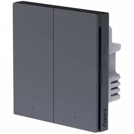Aqara Smart Wall Switch H1 (with neutral, double rocker): Model: WS-EUK04; SKU: AK074RUG01