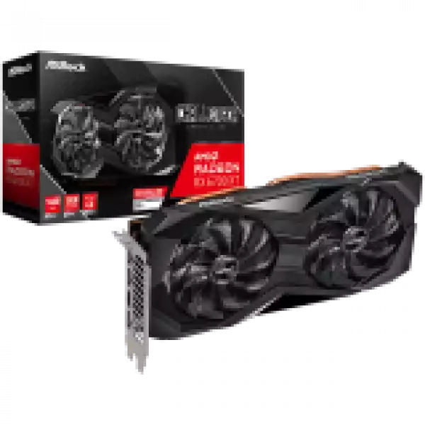 Asrock AMD Radeon RX6700XT Challenger D 12G OC, GDDR6 192 bit, 1xHDMI, 3xDP 1.4, power 2x8 pin, recomended PSU 650W.