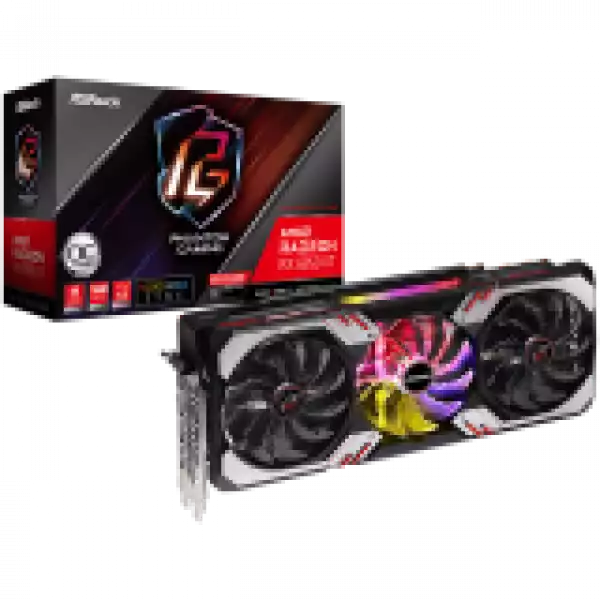 Asrock AMD Radeon RX6950XT Phantom Gaming 16GB OC, GDDR6 256-bit, 1x HDMI 2.1 VRR, 3x DP 1.4, power 3x8 pin, recomended PSU 900W