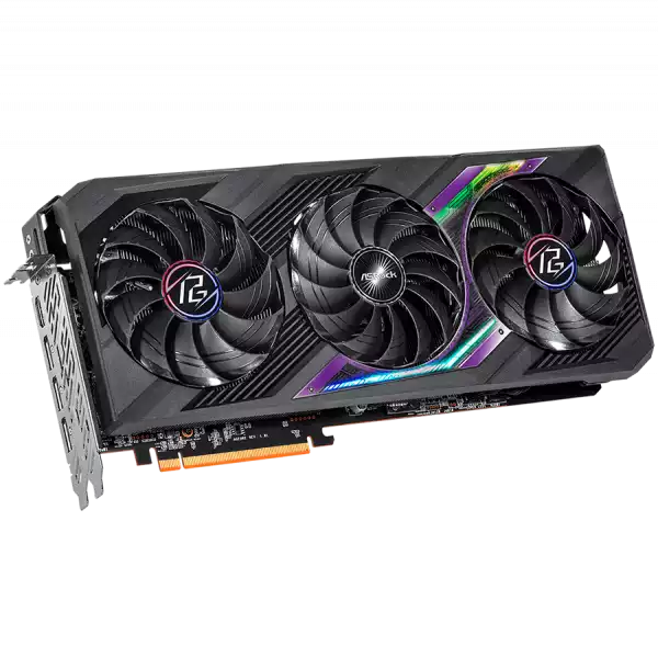 ASROCK Video Card AMD Radeon RX7700XT Phantom Gaming 12GB OC, GDDR6, 192-bit, 3x DisplayPort 2.1, 1x HDMI 2.1, 2x 8-pin Power Connectors, Recommended PSU 750W ASROCK Video Card AMD Radeon RX7700XT Phantom Gaming 12GB OC, GDDR6, 192-bit, 3x DisplayPort 2.1, 1x HDMI 2.1, 2x 8-pin Power Connectors, Recommended PSU 750W